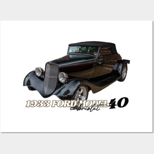 1933 Ford Model 40 Cabriolet Posters and Art